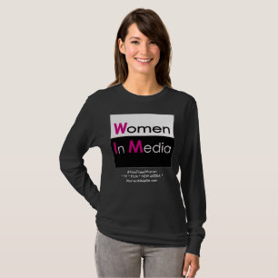 Frauen Medium-im langen Hülsen-T-Shirt T-Shirt