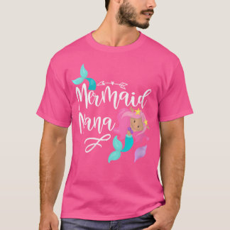 Frauen Meerjungfrau Oma T-Shirt