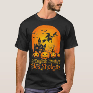 Frauen Mein Englischer Mastiff Reitet Erschossener T-Shirt
