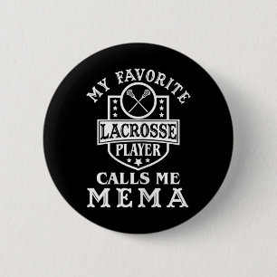 Frauen Mein Lieblings-Lacrosse-Spieler Nennt Mich Button