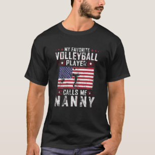 Frauen Mein Lieblings-Volleyball-Spieler nennt mic T-Shirt