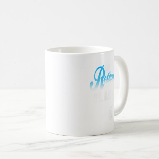 Frauen mein Ruhestand Funny Cycling Spaß Acti Kaffeetasse (VorderseiteRechts)