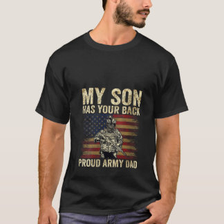 Frauen Mein Sohn hat deinen Vater der tapferen Arm T-Shirt