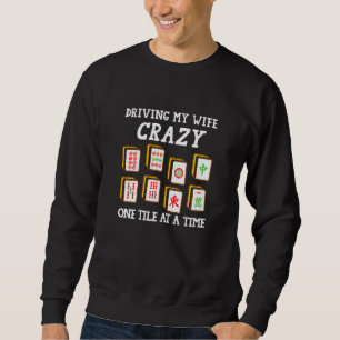 Frauen meine Ehefrau verrückt einen Titel zu einer Sweatshirt