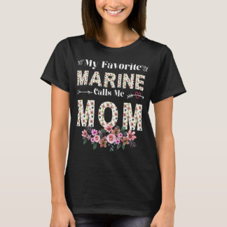 Frauen meine Lieblings-Marine nennt mich Mama Shir T-Shirt