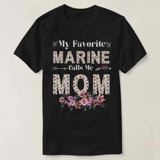 Frauen meine Lieblings-Marine nennt mich Mama Shir T-Shirt (Design vorne)