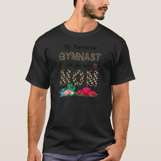 Frauen Meine Lieblingsgymnastin nennt mich Mama Ga T-Shirt