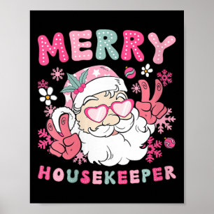 Frauen Merry Housekeeper Weihnachtsbaum XM Poster