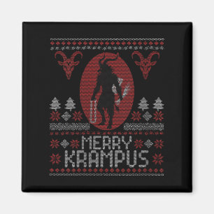 Frauen Merry Krampus Horror Gruselig Böse Lustig H Magnet