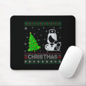 Frauen Midfrau Xmas Tree Lighting Ugly Christmas S Mousepad (Mit Mouse)
