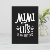 Frauen Mimi Life ist der beste Erntedank Einladung (Stehend Vorderseite)