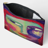 Frauen mit Abstrakter Kunst Zubehörtasche (Offen)