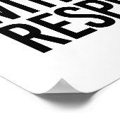 FRAUEN MIT ACHTUNG getweetet - Poster (Ecke)