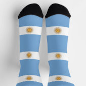 Frauen mit argentinischer Flagge Socken (Oben)