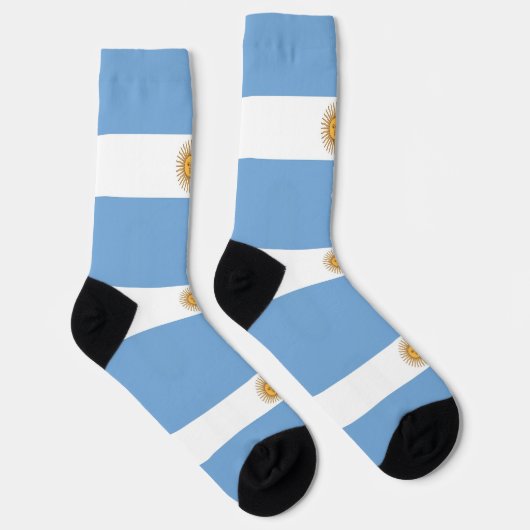 Frauen mit argentinischer Flagge Socken (Rechts)