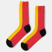 Frauen mit belgischer Flagge Socken (Linkes Detail)