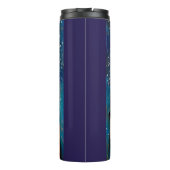 Frauen mit Blick auf die Mondkunst Thermosbecher (Rückseite)