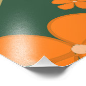 Frauen mit Blume Fotodruck (Ecke)