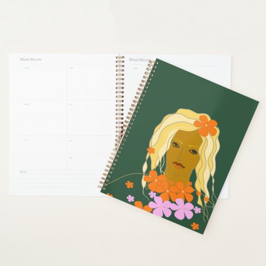 Frauen mit Blume Planer (Anzeige)