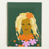 Frauen mit Blume Planer (Vorderseite)