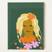 Frauen mit Blume Planer (Rückseite)