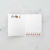 Frauen mit Curlers Dankeskarte (Innenseite)