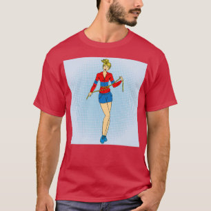 Frauen mit der Fitness "Tapemeasure" T-Shirt