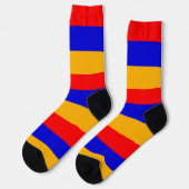 Frauen mit der Flagge Armeniens Socken (Linkes Detail)