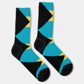Frauen mit der Flagge Bahamas Socken (Rechts)