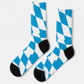 Frauen mit der Flagge Bayerns, Deutschland Socken (Linkes Detail)