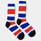 Frauen mit der Flagge Costa Ricas Socken (Rechts)