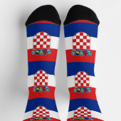 Frauen mit der Flagge Kroatiens Socken (Oben)