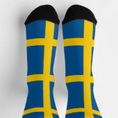 Frauen mit der Flagge Schwedens Socken (Oben)