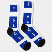 Frauen mit der Flagge von Quebec, Kanada Socken (Rechts)