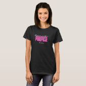 Frauen mit einer Bestimmung T-Shirt (Vorne ganz)