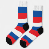 Frauen mit Flagge in der Slowakei Socken (Linkes Detail)