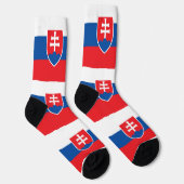 Frauen mit Flagge in der Slowakei Socken (Rechts)