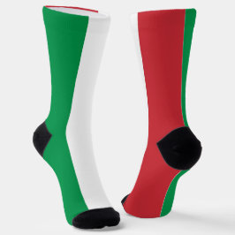 Frauen mit Flagge Italiens Socken