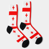 Frauen mit georgischer Flagge Socken (Rechts)