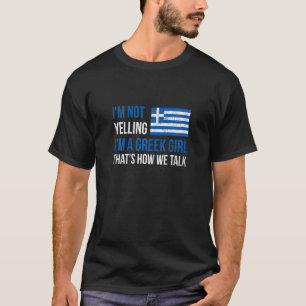 Frauen mit griechischem Stolz auf ein stolzes grie T-Shirt