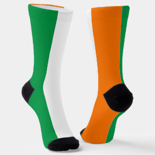 Frauen mit irischer Flagge Socken