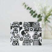 Frauen mit Kalabashes von Emeka! Postkarte (Stehend Vorderseite)