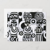 Frauen mit Kalabashes von Emeka! Postkarte (Vorne/Hinten)