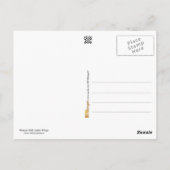 Frauen mit kleinem Wind Postkarte (Rückseite)