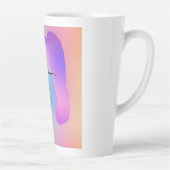 Frauen mit Lila Haar Milchtasse (Rechts)