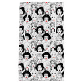 Frauen mit Lippenstift-Muster Kleine Geschenktüte (Vorderseite)