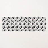 Frauen mit Lippenstift-Muster Yogamatte (Vorderseite (Horizontal))