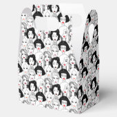 Frauen mit Lipstick-Muster Geschenkschachtel (Geöffnet)