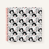 Frauen mit Lipstick-Muster Notizblock (Vorderseite)