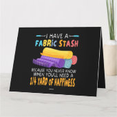 Frauen mit lustigen Quilting-Designs für Frauen Gi Karte (Rückseite)